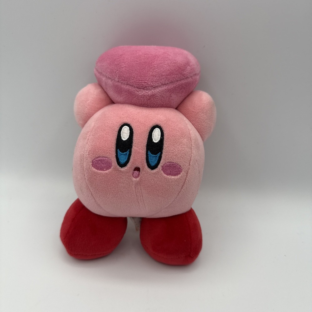 Kirby Plush Toy By Sanei With Pink Heart‎ Embroidery Nintendo HAL Laboratory